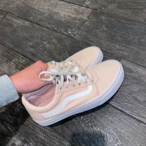 Light pink old skool Vans